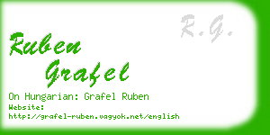ruben grafel business card